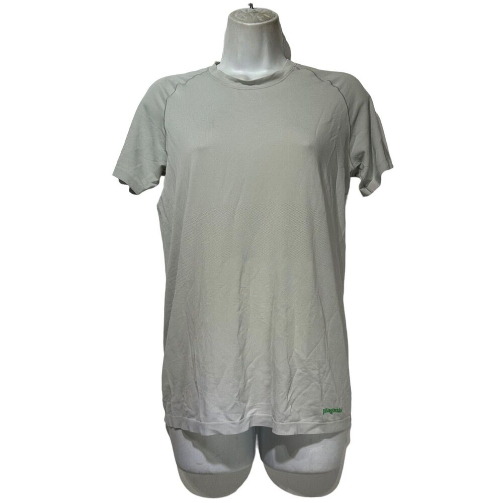 patagonia common threads initiative gray basic layer short sleeve Size M